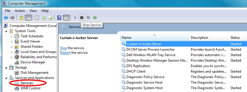 e-locker data loss prevention(DLP) - backup and restore policies and audit log