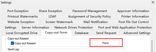e-locker data loss prevention(DLP) - Click Form