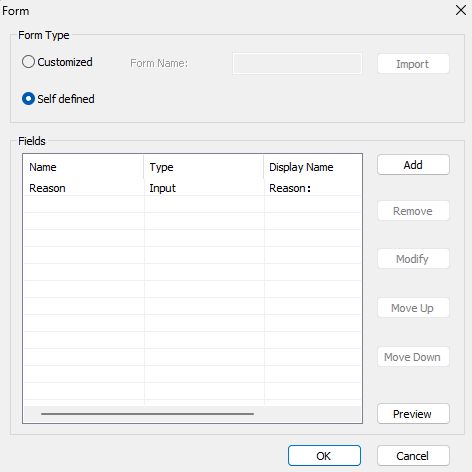 e-locker data loss prevention(DLP) - define the declaration form