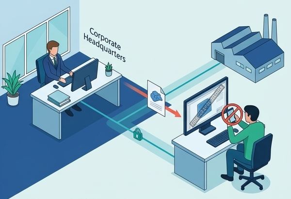 Supply Chain Collaboration (Visual Protection and Anti-Screen Capture)
